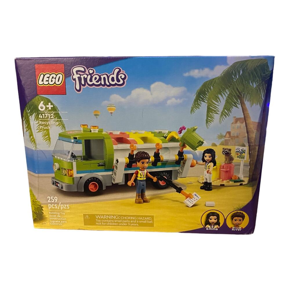 Lego Friends Recycling Truck 41712   259 Piece Building Toy New Gift